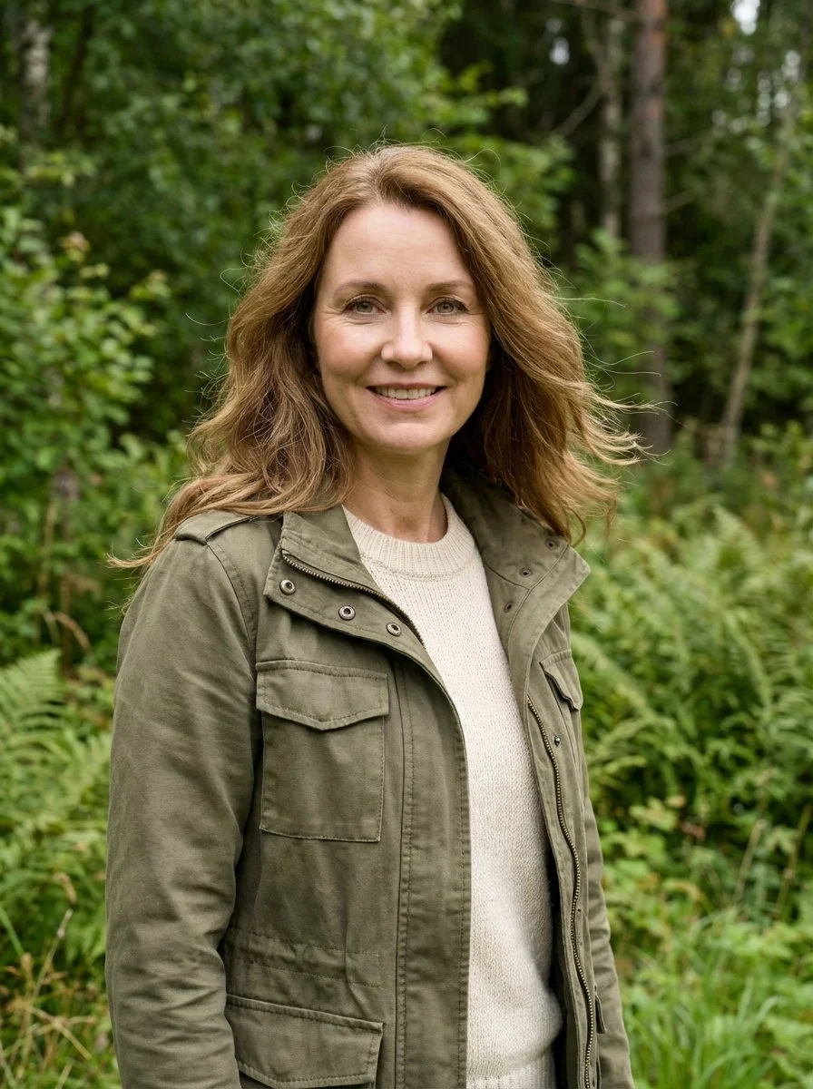 AI portré készítés előtt - női szelfi fotó, eredeti kép